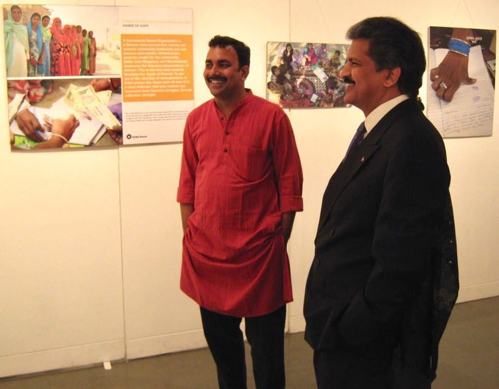 With Anand Mahindra